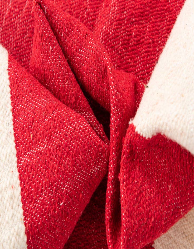 Detail image of  6' 6 x 10'  Hand Knotted Moroccan Wool Rug