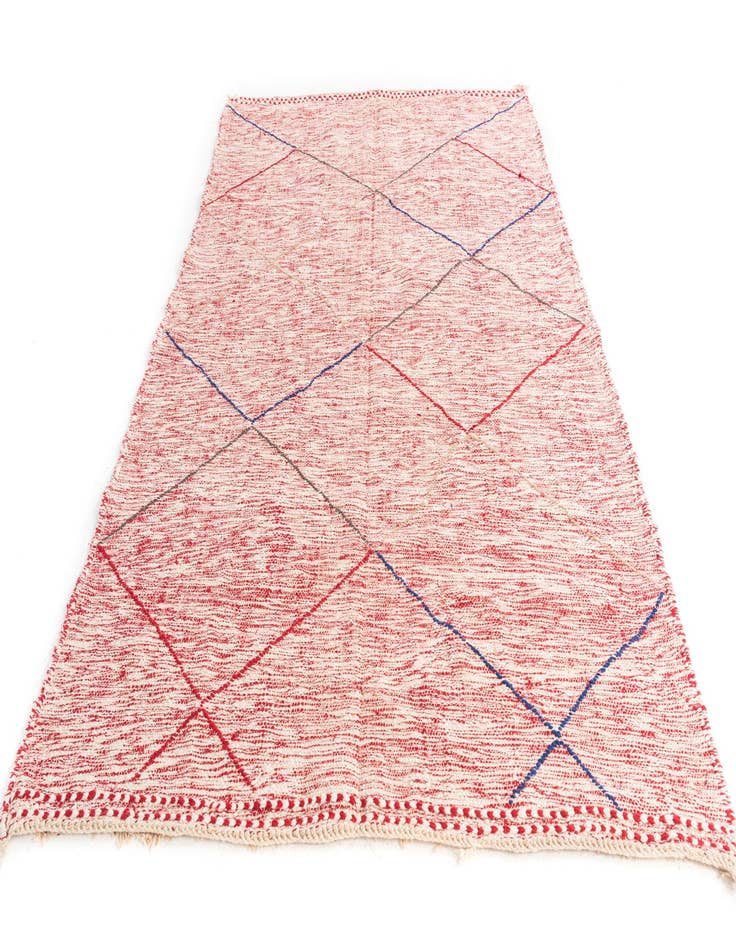 Detail image of  6' 6 x 9' 9  Hand Knotted Moroccan Wool Rug