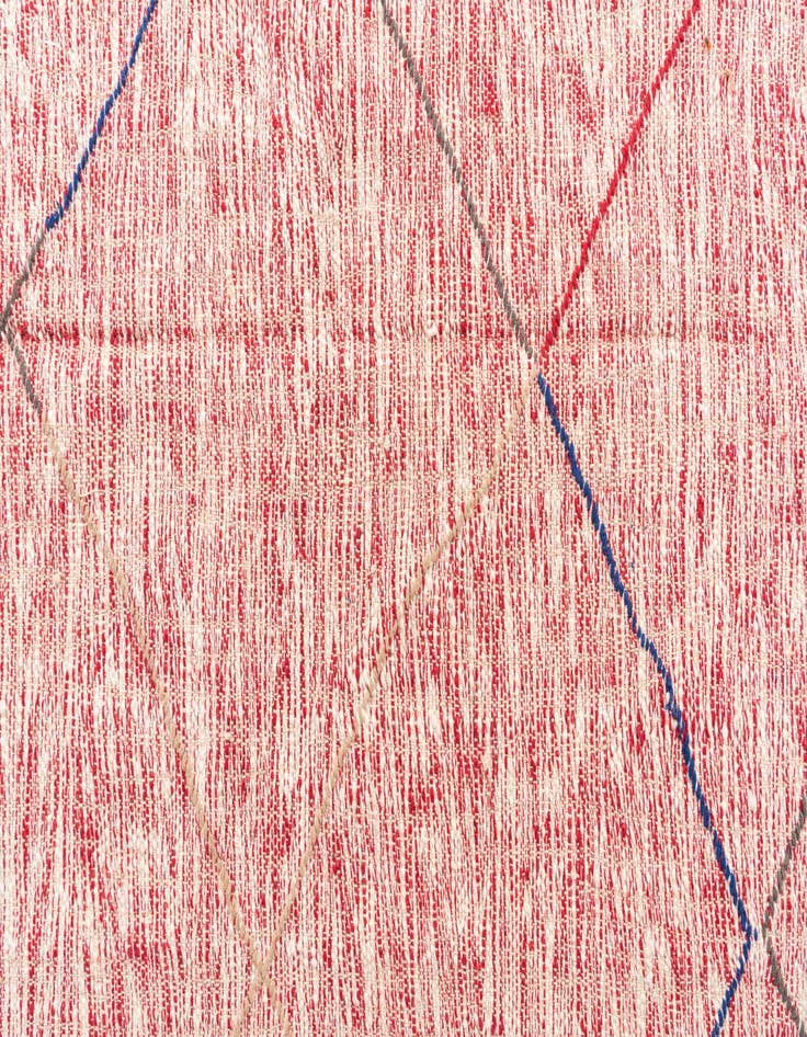 Detail image of  6' 6 x 9' 9  Hand Knotted Moroccan Wool Rug