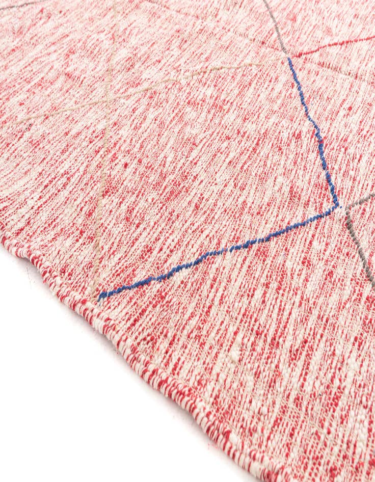 Detail image of  6' 6 x 9' 9  Hand Knotted Moroccan Wool Rug