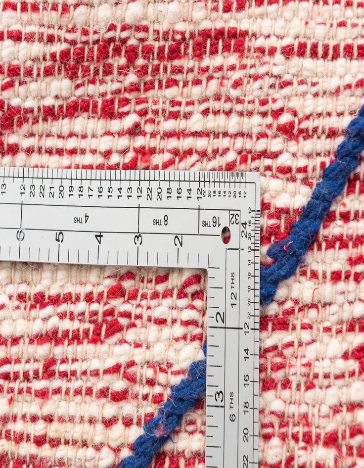 Detail image of  6' 6 x 9' 9  Hand Knotted Moroccan Wool Rug