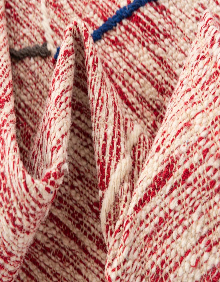 Detail image of  6' 4 x 9' 10  Hand Knotted Moroccan Wool Rug