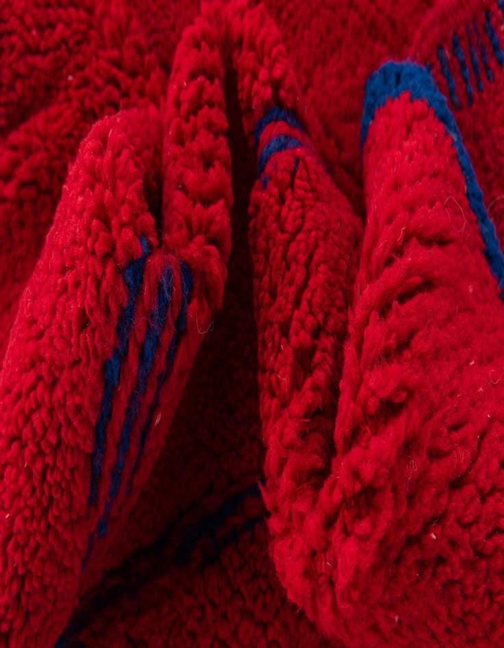 Detail image of  5' 10 x 7' 6  Hand Knotted Moroccan Wool Rug