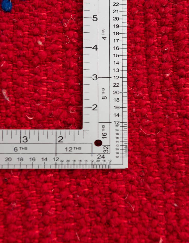 Detail image of  5' 10 x 7' 6  Hand Knotted Moroccan Wool Rug