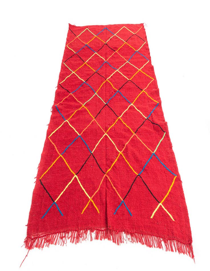 Detail image of  5' x 8' 2  Hand Knotted Moroccan Wool Rug