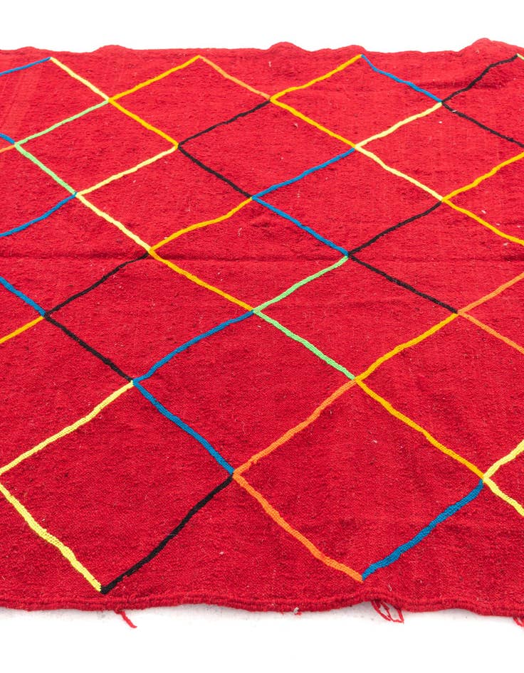Detail image of  5' x 8' 2  Hand Knotted Moroccan Wool Rug
