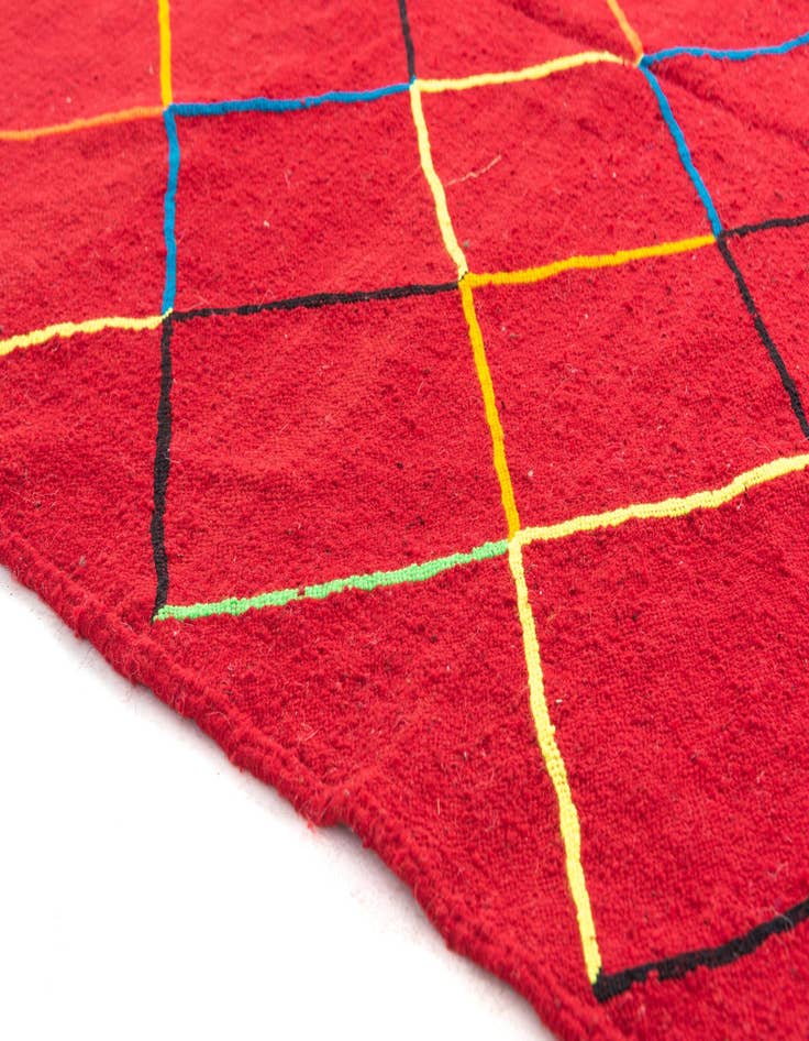 Detail image of  5' x 8' 2  Hand Knotted Moroccan Wool Rug