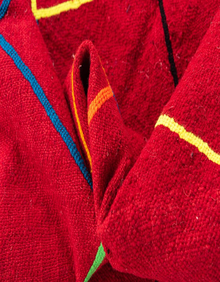 Detail image of  5' x 8' 2  Hand Knotted Moroccan Wool Rug