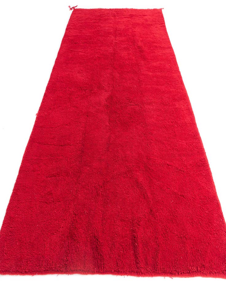 Detail image of  8' 2 x 13'  Hand Knotted Moroccan Wool Rug