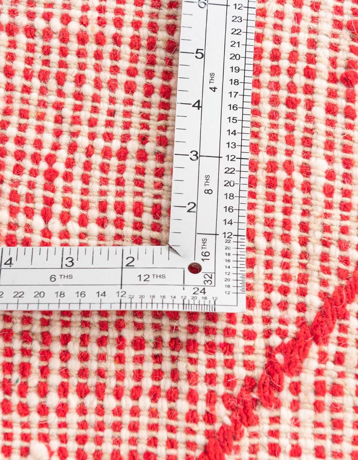 Detail image of  4' 10 x 8' 7  Hand Knotted Moroccan Wool Rug