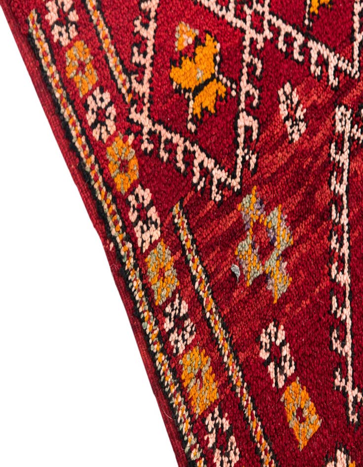 Detail image of  5' 5 x 8' 7  Hand Knotted Moroccan Wool Rug