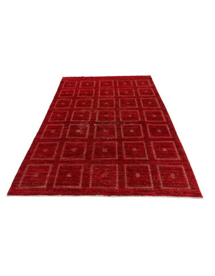 Detail image of  6' 7 x 9' 5  Hand Knotted Moroccan Wool Rug