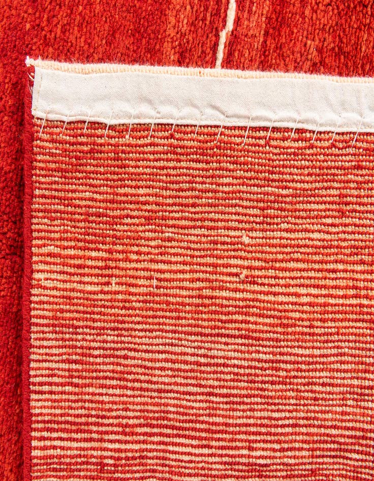 Detail image of  6' 8 x 10' 2  Hand Knotted Moroccan Wool Rug