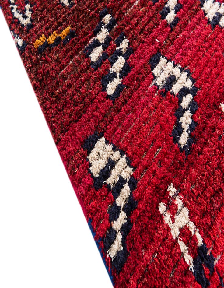 Detail image of  7' 3 x 9'  Hand Knotted Moroccan Wool Rug