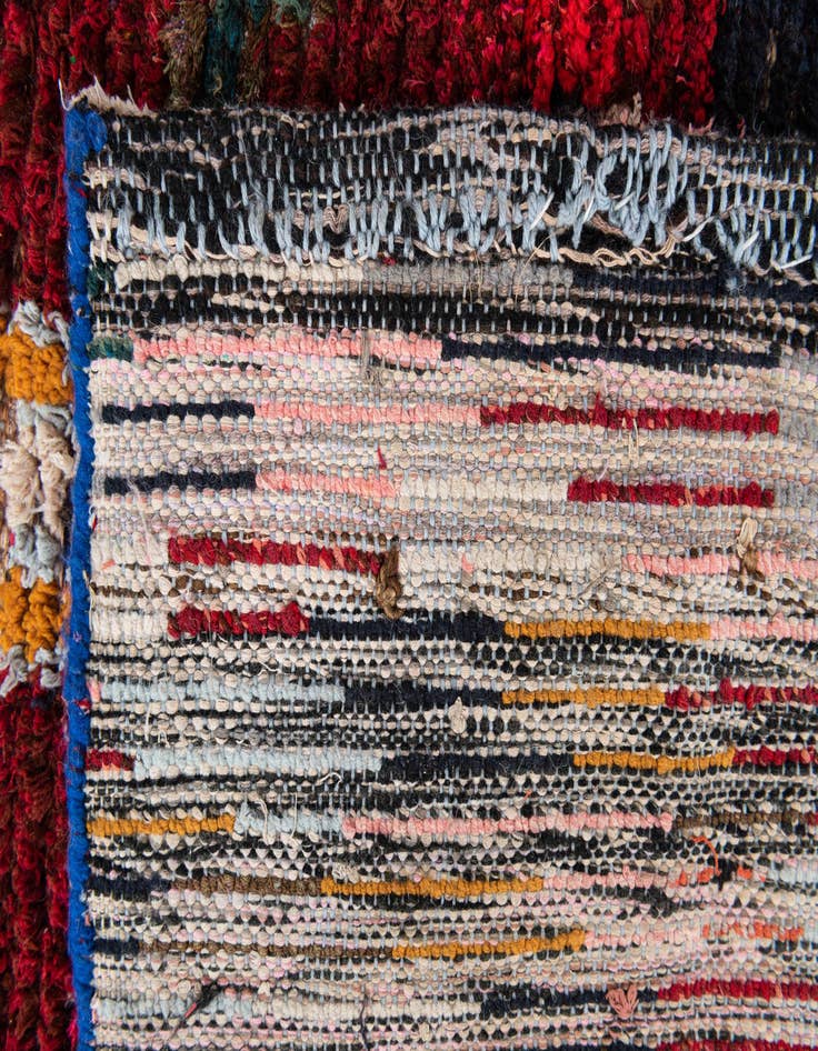 Detail image of  7' 3 x 9'  Hand Knotted Moroccan Wool Rug