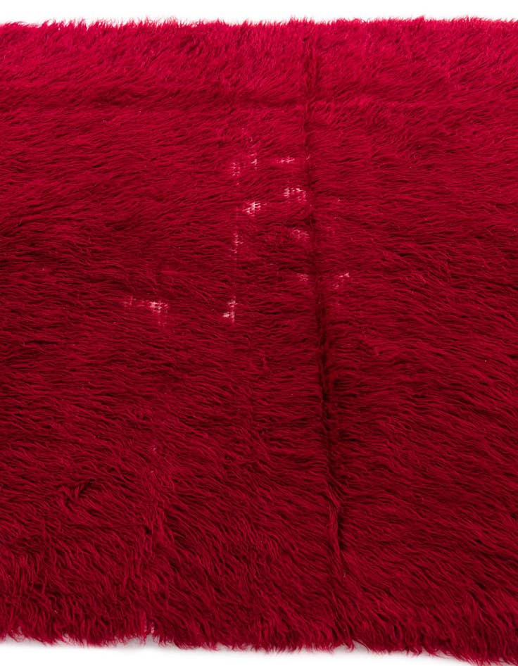 Detail image of  4' 7 x 6' 8  Hand Knotted Moroccan Wool Rug