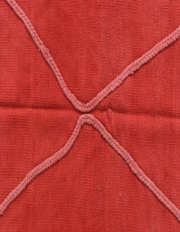 Detail image of  3' 5 x 4' 10  Hand Knotted Moroccan Wool Rug