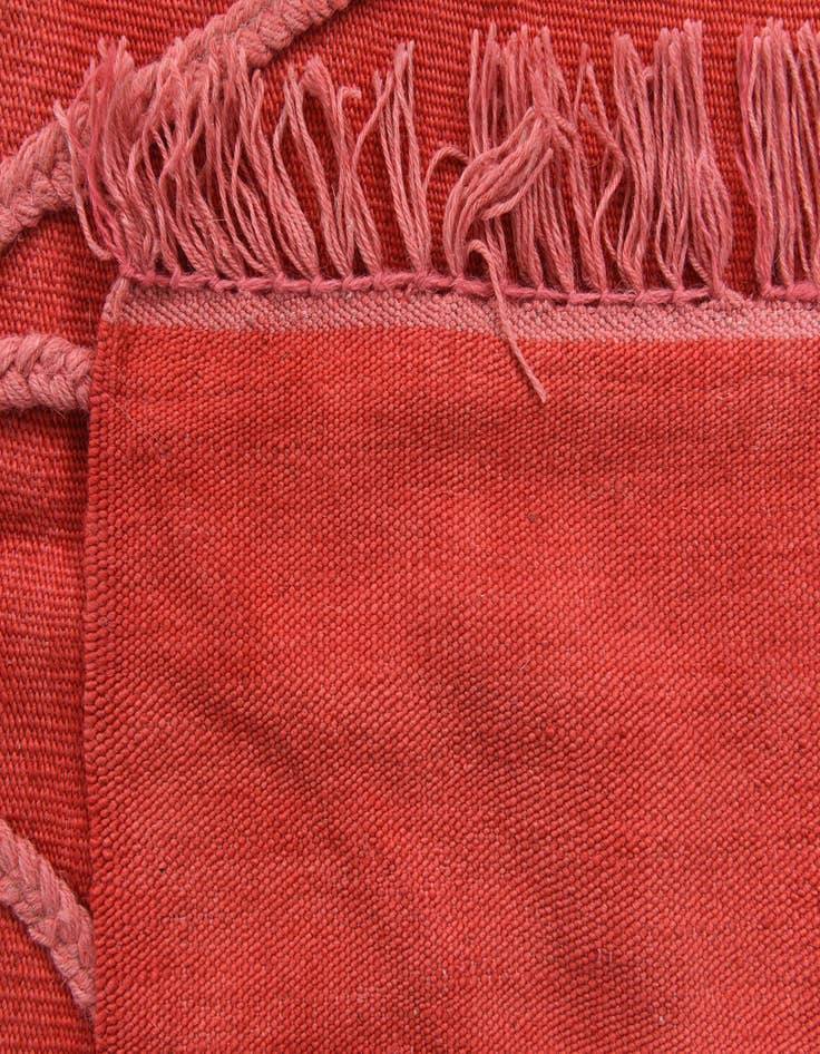 Detail image of  3' 5 x 4' 10  Hand Knotted Moroccan Wool Rug