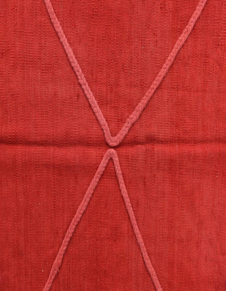 Detail image of  6' 4 x 9' 10  Hand Knotted Moroccan Wool Rug