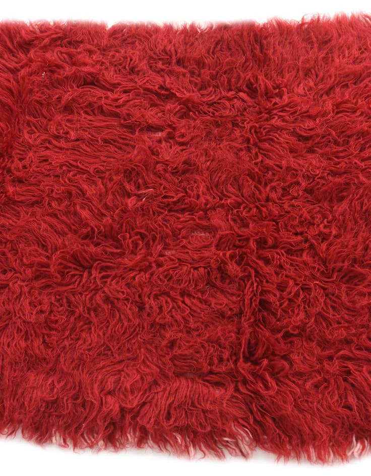 Detail image of  2' 7 x 4' 10  Hand Knotted Moroccan Wool Rug