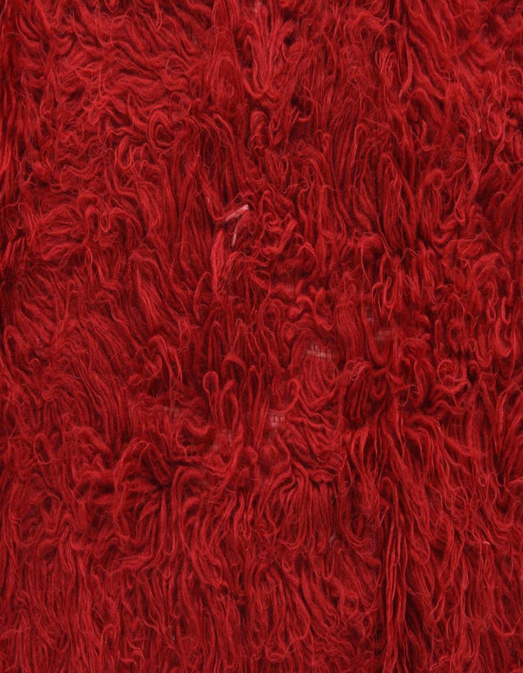 Detail image of  2' 7 x 4' 10  Hand Knotted Moroccan Wool Rug