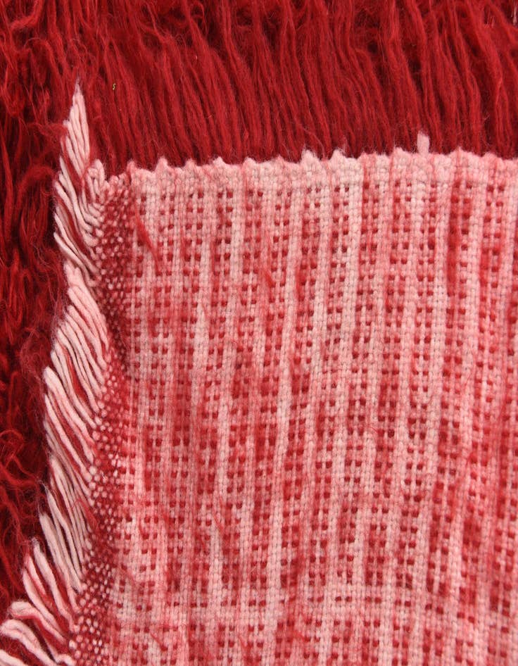 Detail image of  2' 7 x 4' 10  Hand Knotted Moroccan Wool Rug