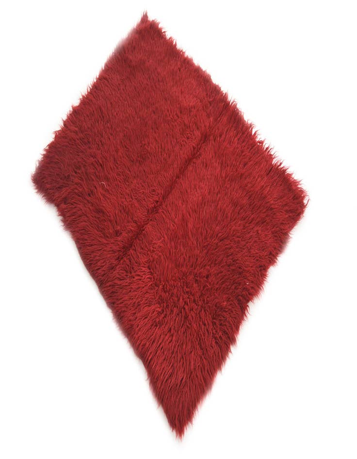 Detail image of  2' 2 x 2' 9  Hand Knotted Moroccan Wool Rug