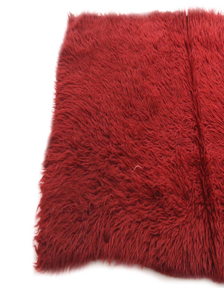 Detail image of  2' 2 x 2' 9  Hand Knotted Moroccan Wool Rug