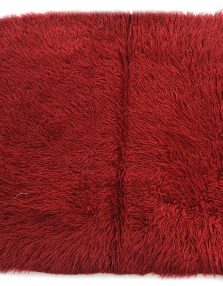 Detail image of  2' 2 x 2' 9  Hand Knotted Moroccan Wool Rug