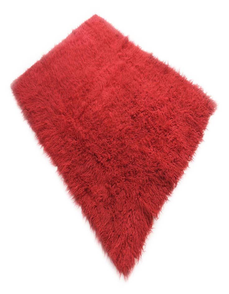 Detail image of  4' 4 x 6' 5  Hand Knotted Moroccan Wool Rug