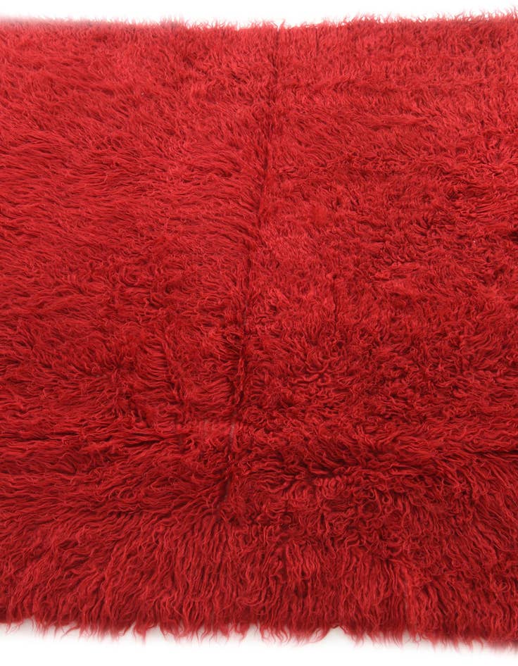 Detail image of  4' 4 x 6' 5  Hand Knotted Moroccan Wool Rug