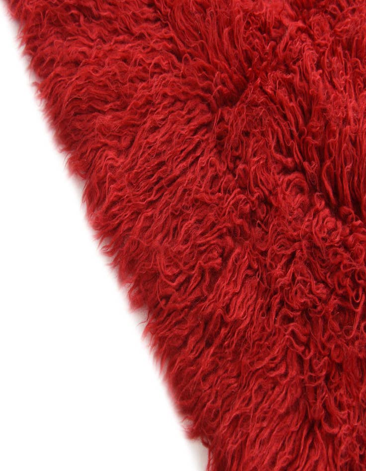 Detail image of  4' 4 x 6' 5  Hand Knotted Moroccan Wool Rug