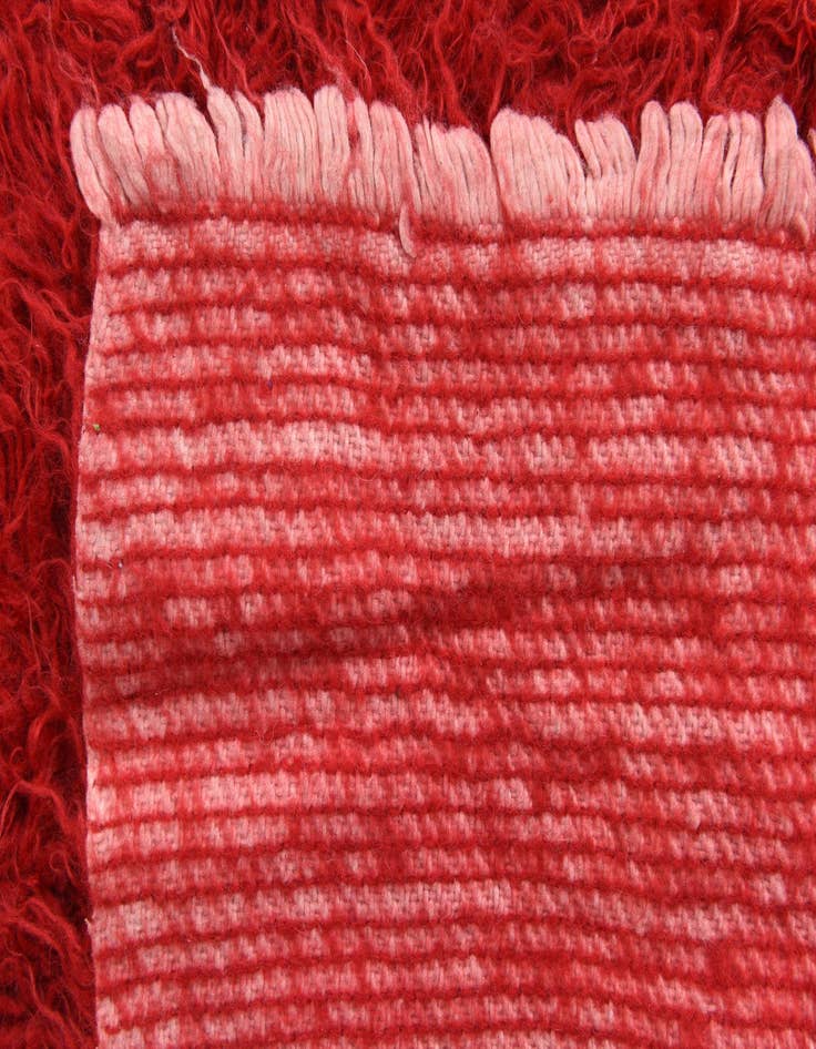 Detail image of  4' 4 x 6' 5  Hand Knotted Moroccan Wool Rug