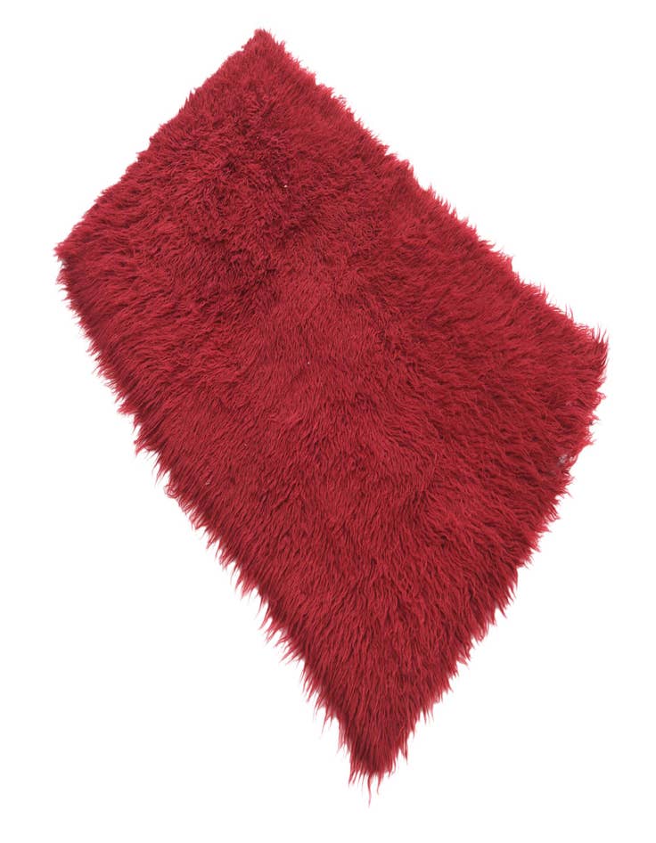 Detail image of  2' 7 x 4' 3  Hand Knotted Moroccan Wool Rug