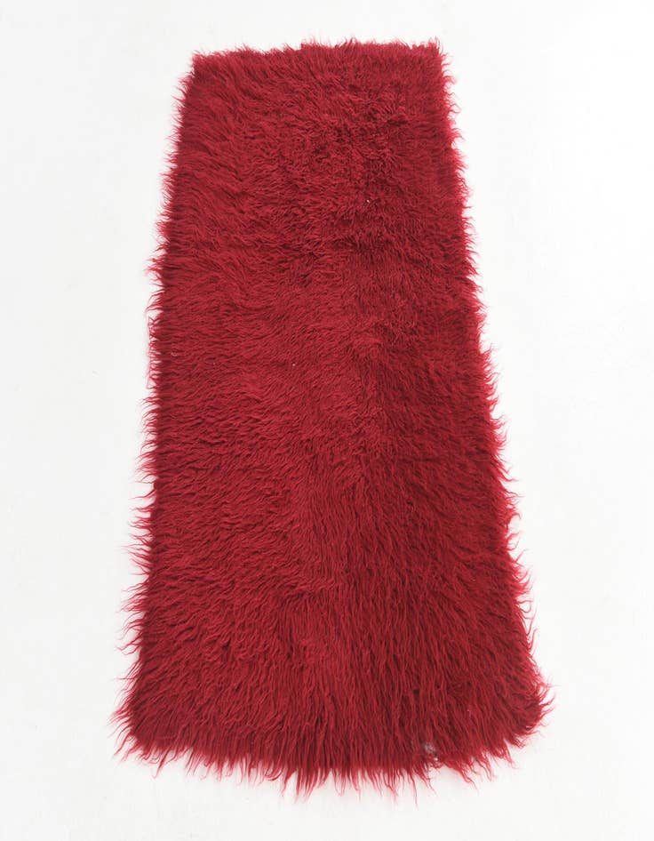 Detail image of  2' 7 x 4' 3  Hand Knotted Moroccan Wool Rug