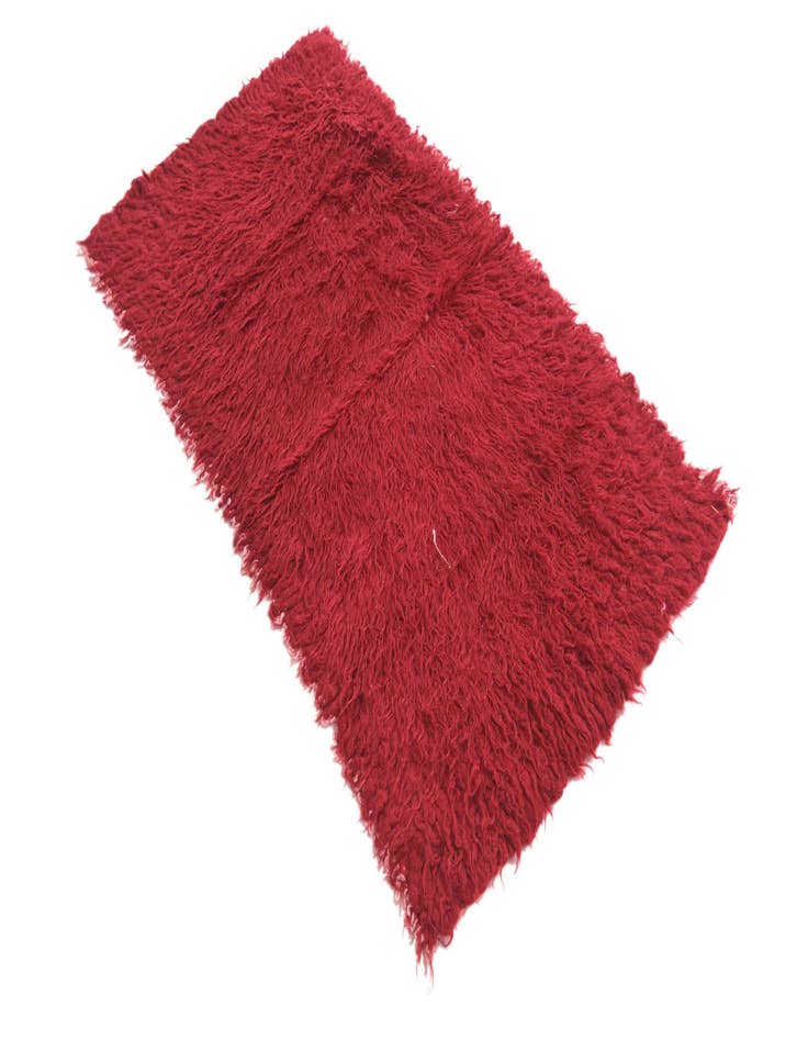 Detail image of  2' 5 x 4' 6  Hand Knotted Moroccan Wool Rug