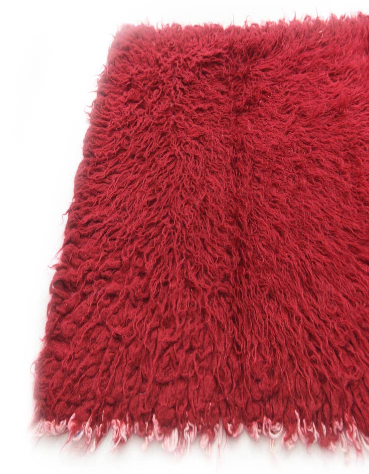 Detail image of  2' 5 x 4' 6  Hand Knotted Moroccan Wool Rug