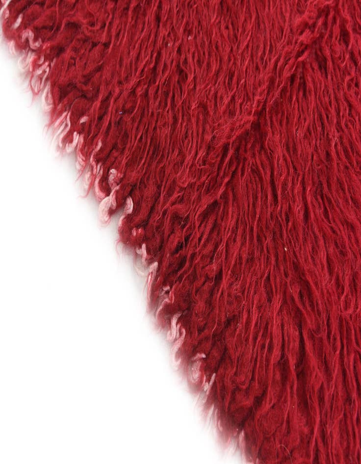 Detail image of  2' 5 x 4' 6  Hand Knotted Moroccan Wool Rug