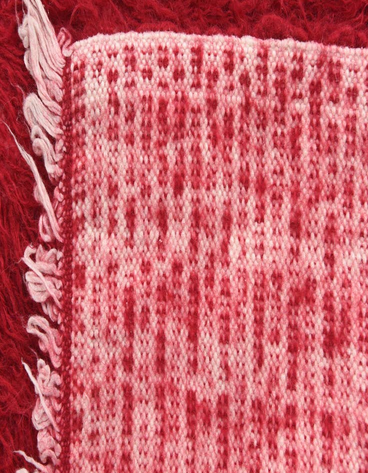 Detail image of  2' 5 x 4' 6  Hand Knotted Moroccan Wool Rug