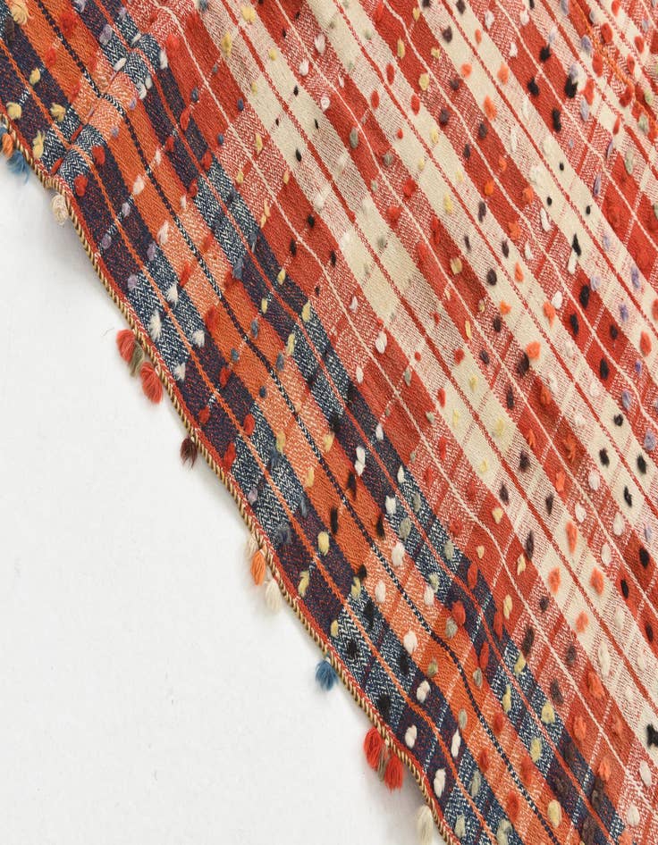 Detail image of  4' 5 x 8' 6  Hand Knotted Moroccan Wool Rug