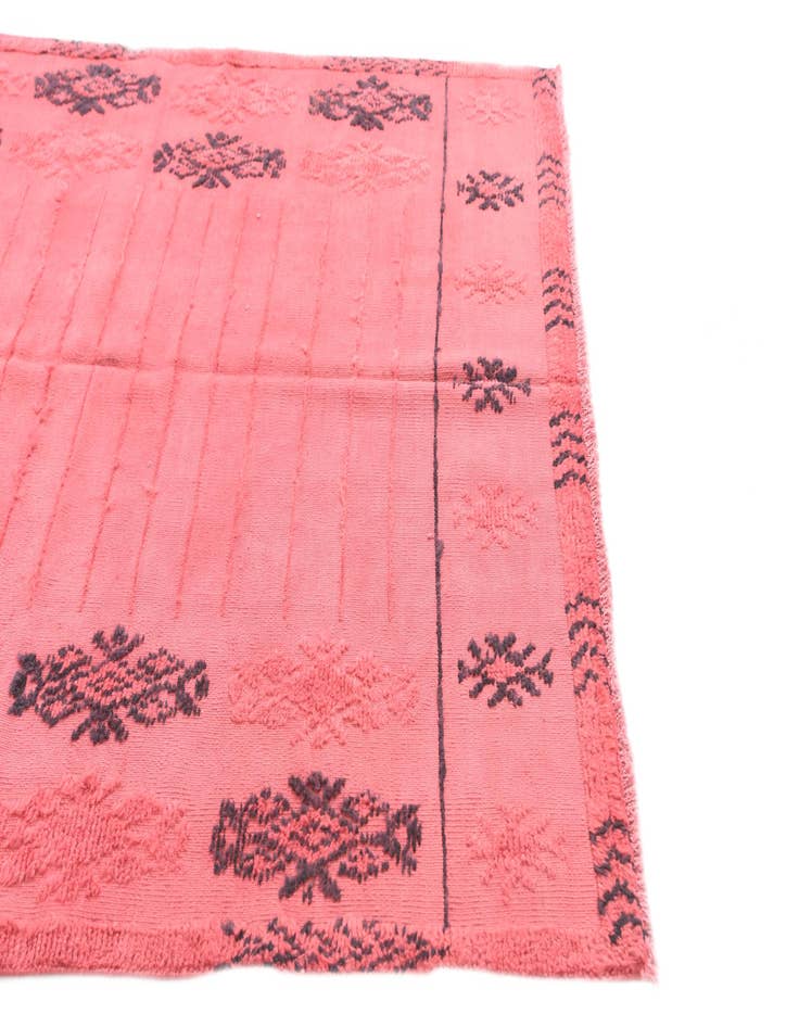 Detail image of  5' 4 x 8' 4  Hand Knotted Moroccan Wool Rug