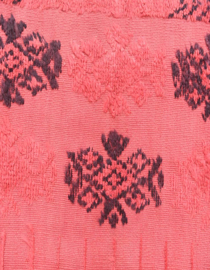 Detail image of  5' 4 x 8' 4  Hand Knotted Moroccan Wool Rug