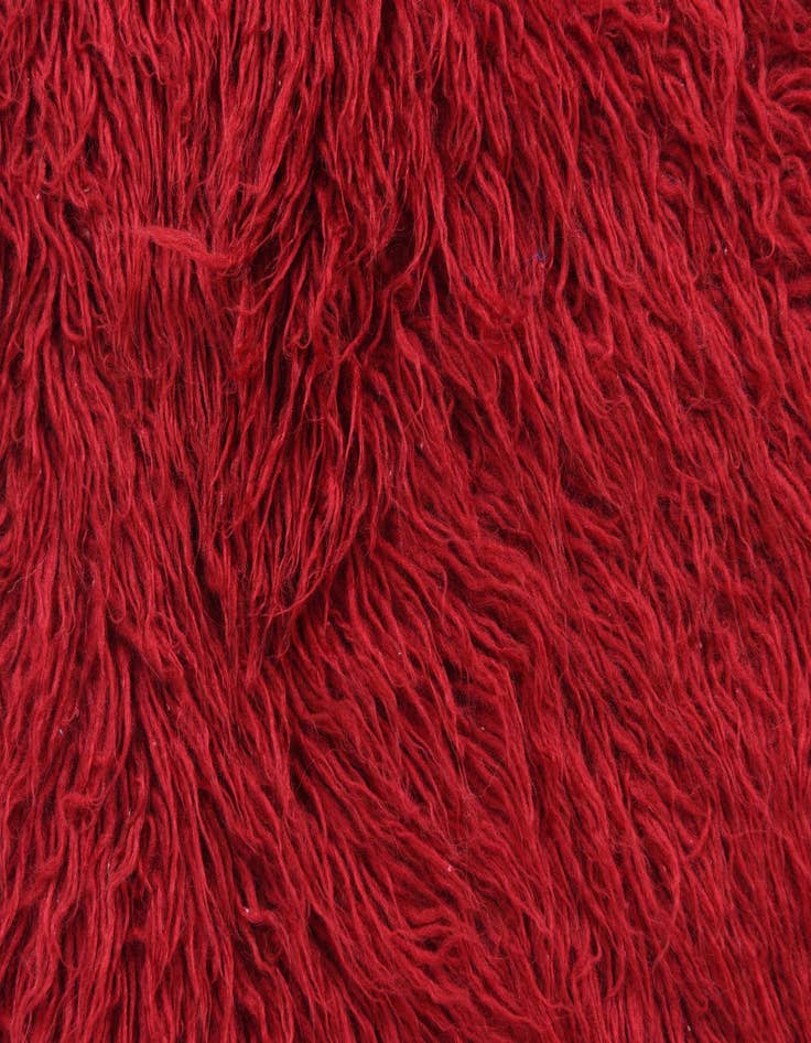 Detail image of  3' 7 x 4' 8  Hand Knotted Moroccan Wool Rug