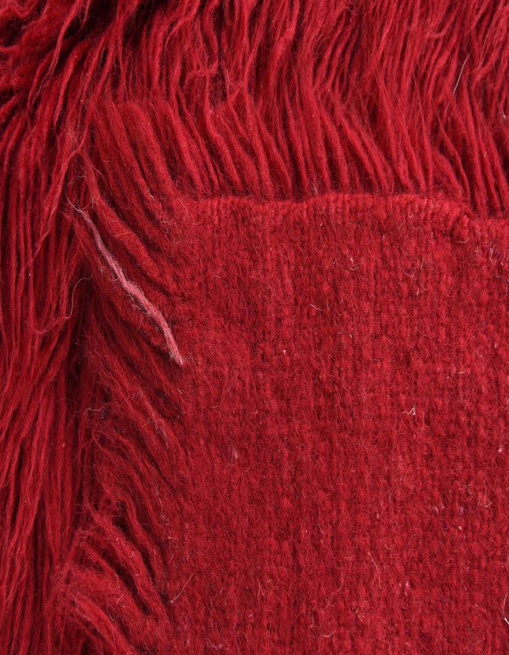 Detail image of  3' 7 x 4' 8  Hand Knotted Moroccan Wool Rug