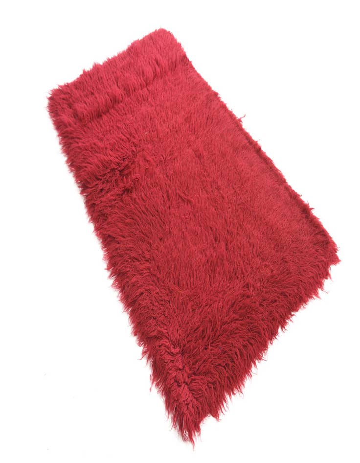 Detail image of  3' 4 x 5' 6  Hand Knotted Moroccan Wool Rug