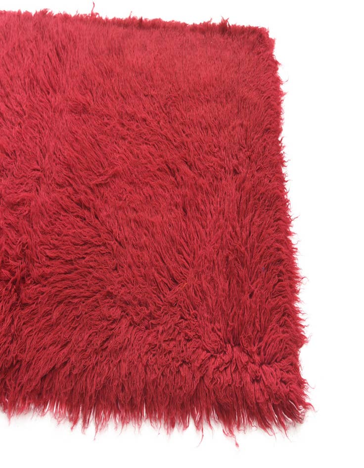 Detail image of  3' 4 x 5' 6  Hand Knotted Moroccan Wool Rug