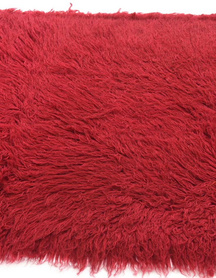 Detail image of  3' 4 x 5' 6  Hand Knotted Moroccan Wool Rug