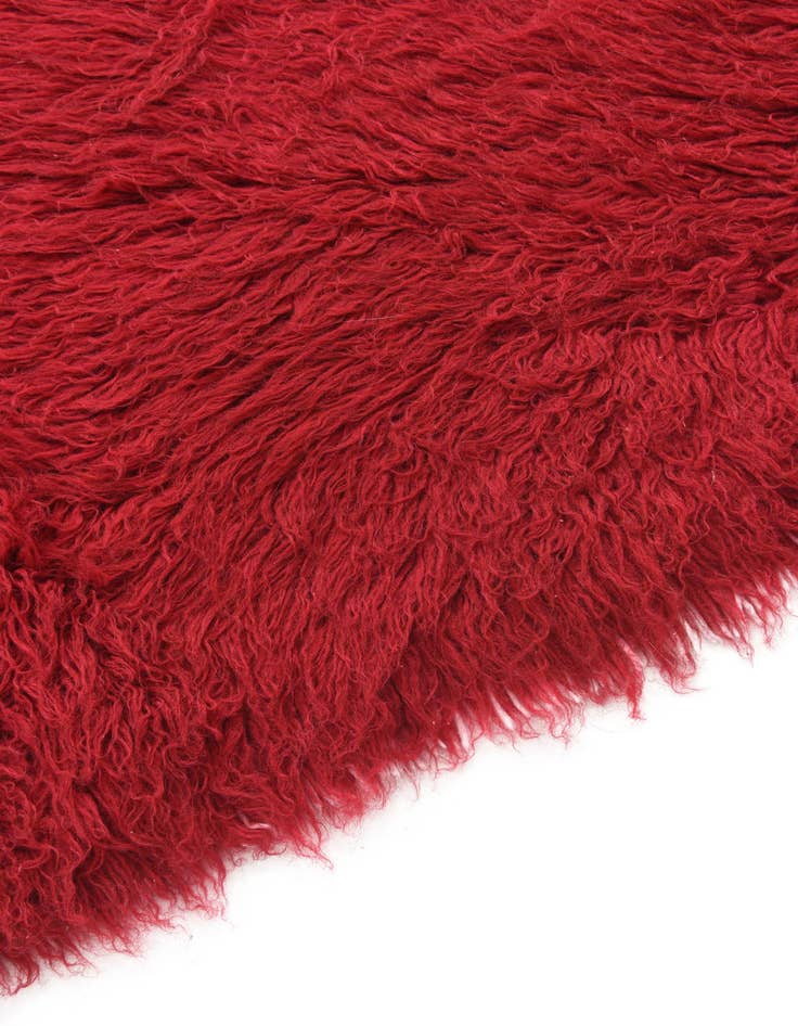 Detail image of  3' 4 x 5' 6  Hand Knotted Moroccan Wool Rug