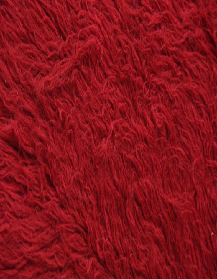 Detail image of  3' 4 x 5' 6  Hand Knotted Moroccan Wool Rug