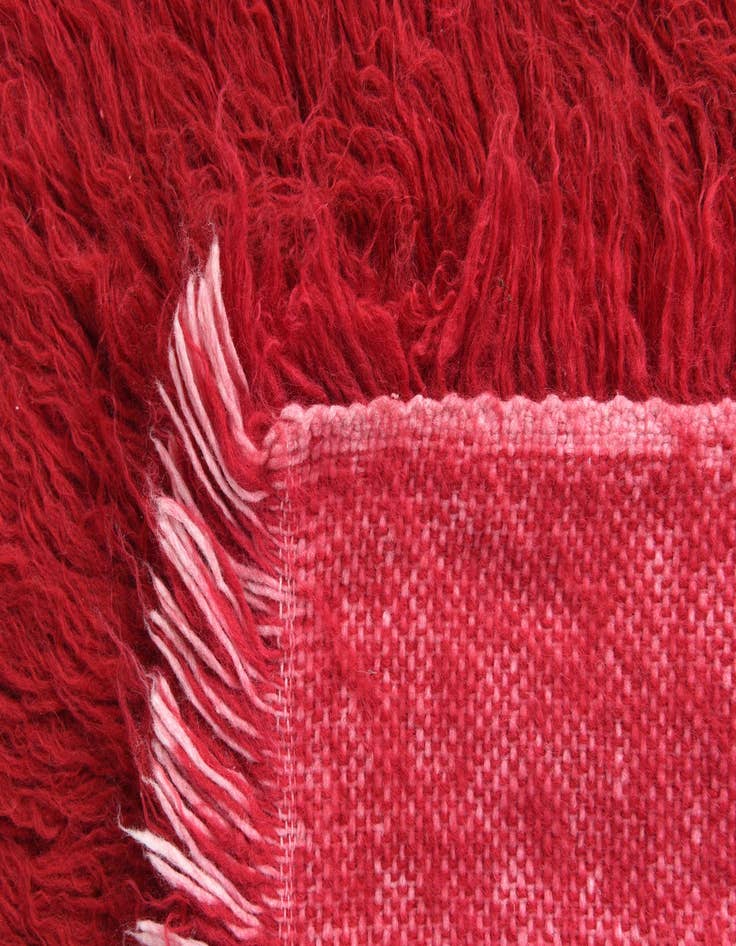 Detail image of  3' 4 x 5' 6  Hand Knotted Moroccan Wool Rug